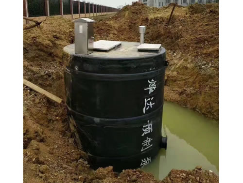 一體化預(yù)制泵站安裝后填埋